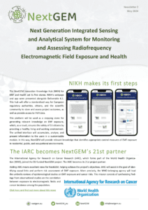 Click here to see the 2nd NextGEM Newsletter