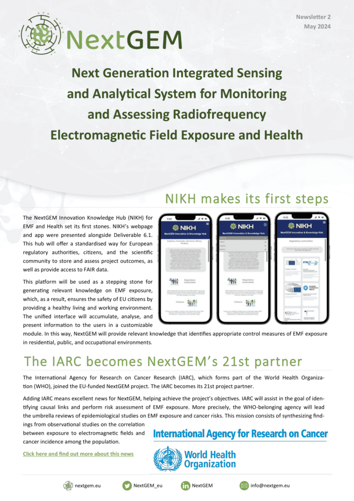 Click here to read our newest newsletter Click here to see the 2nd NextGEM Newsletter